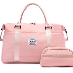 Weekender/pink duffel bag